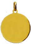 Medaglia Rotonda Lucida Oro